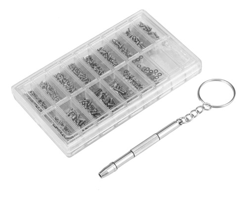Kit De Reparación De Anteojos: 1000 Tornillos Y Herramientas