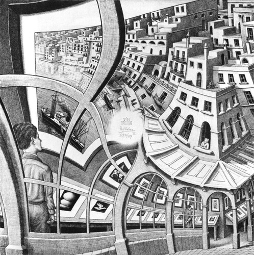 Rompecabezas 3d Mirrorkal Escher 5 Imagenes Diferentes