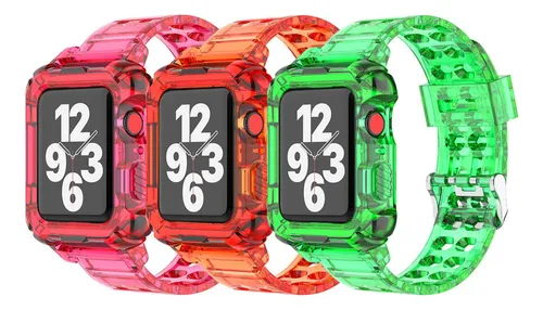 comprar Funda De 3 Carcasas Y Correa For Apple Watch Series 8 7 Se