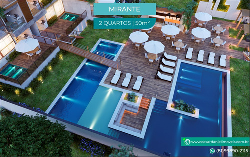 Imagem 1 de 14 de Flat | Piscina Rooftop +gourmet Rooftop | 2 Quartos +50m²