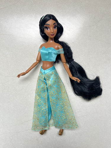 Disney Store Designer Jasmine Jazmin Aladdin Muñeca Barbie (Usado)