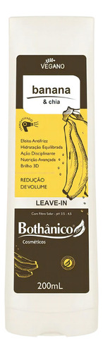 Leave In Finalizador Banana & Chia 200ml Térmico Bothânico