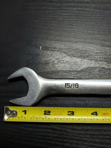 Llave Combinada En Pulgadas 15/16 Acero Cromado China 11