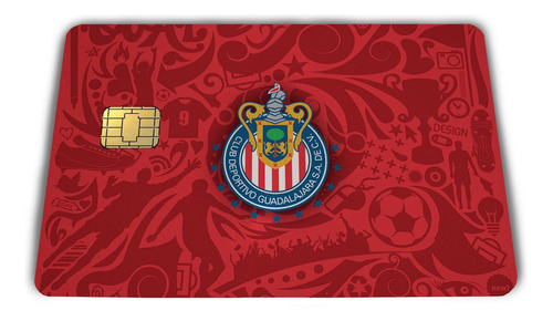 Sticker Para Tarjeta Modelo Futbol (4001503tcb) Chivas