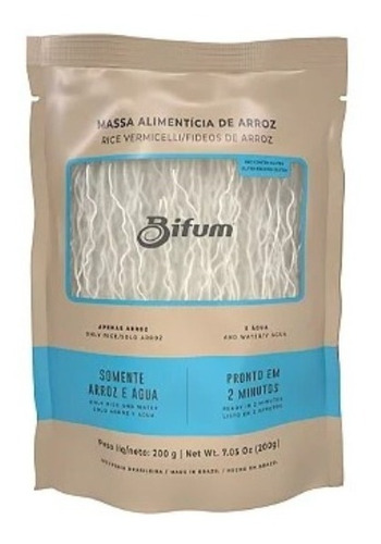 Fideo De Arroz Bifum 20 Unidades 200g