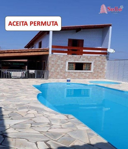 Imagem 1 de 28 de Chácara Com Piscina Em Terra Preta - Ch0008