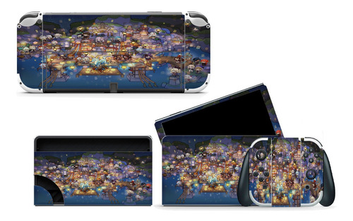 Skin Para Nintendo Switch Oled (18037nso) Genshin Impact