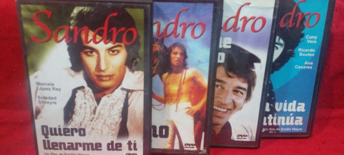 Sandro Lote De 4 Peliculas En Dvd  