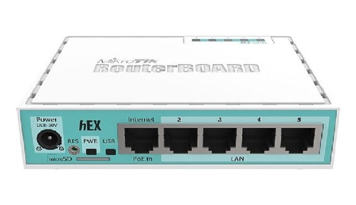 Roteador Mikrotik Routerboard Rb750gr3 Hex 5 Portas Gigabit