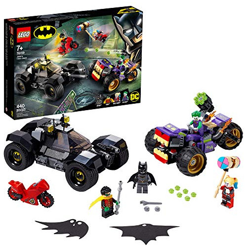 Coches De Superhéroes Lego Dc Batman Jokers Trike Chase 7615