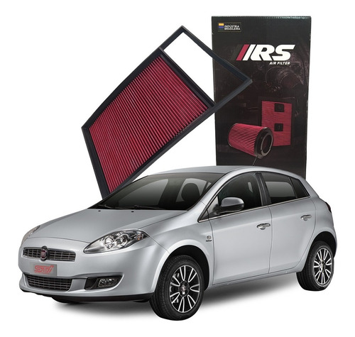 Filtro Ar Esportivo Inbox Fiat Bravo Essence 2013 Rs Filtros