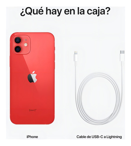 iPhone 12 64 GB (product)red - Excelente (Reacondicionado)