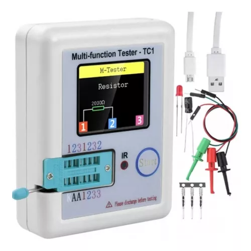 Imagen 1 de 5 de Tester Probador Componentes Tc1 - Capacitores Esr Capacheck