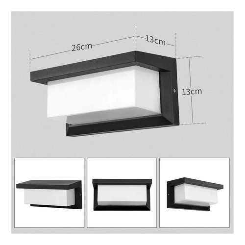 Lámpara Led Para Exteriores, Luces De Porche, Balcón Y Jardí