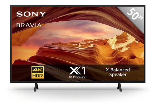 Televisor Smart TV 4K 50 pulgadas Sony Google TV Serie X77L