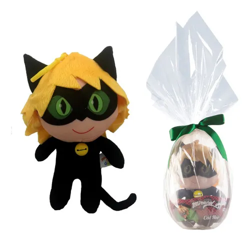 Boneco de ação Miraculous Cat Noir, 11 polegadas