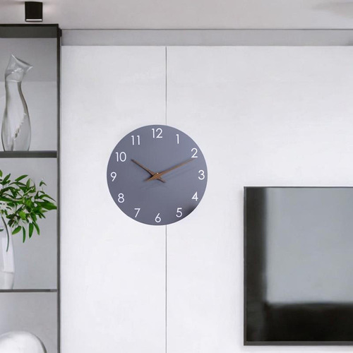 Reloj De Pared Decoración Artística De Pared Reloj De Gris