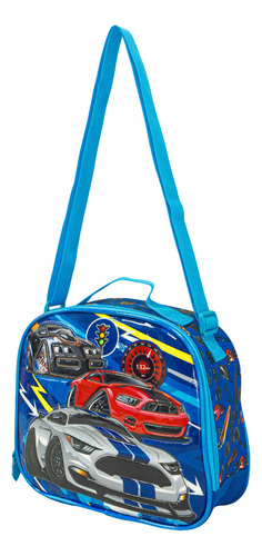 Lonchera Lunchera Termica Vianda Infantil T-go Para Nene Niños Niñas Autos Carrera Escolar
