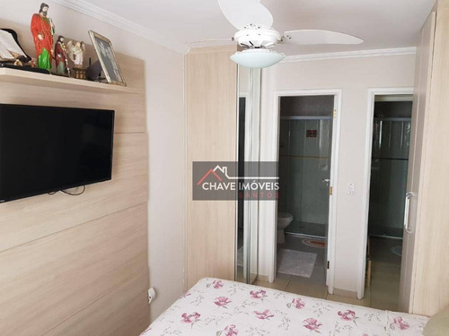 Imagem 22 de 26 de Cobertura Com 2 Dormitórios À Venda, 111 M² Por R$ 532.000,00 - Aparecida - Santos/sp - Co0058