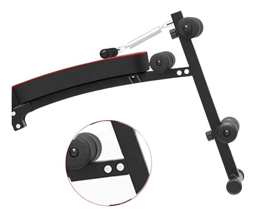 Banco Para Abdominales Plegable Entrenamiento Multifuncional