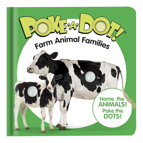 Melissa Doug Childrens Book Poke-a-dot: Familias De Animales