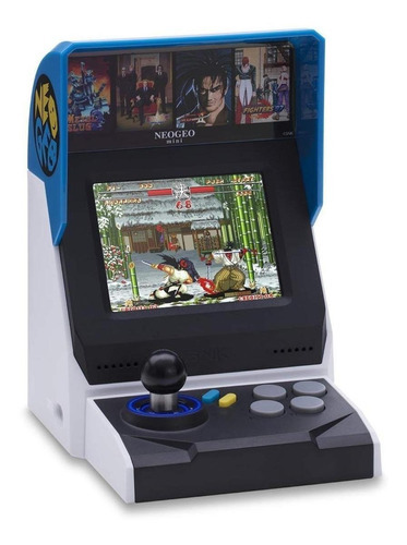 Mini Neo Geo snk International Edition Preto, Cinza E Azul