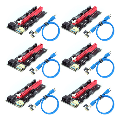 Pcie Riser Unidad Gpu Express Kits (dual Molex) Usb