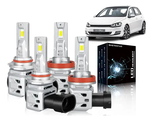 40000lm- Kit De Faros Delanteros Led 9005 H11 Luz Alta/baja