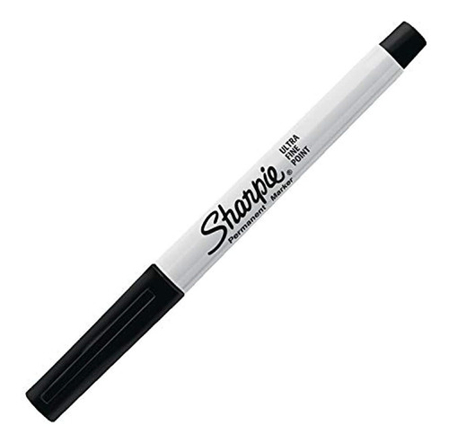 Sharpie Marcadores Permanentes De Punta Ultrafina, Tinta Neg