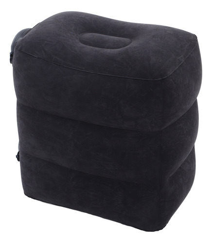 La Almohada De Reposapiés Inflable Azul Oscuro Promueve La S