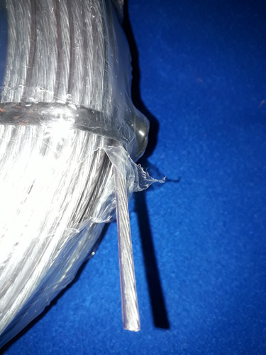 Cable Acero Forrado Pvc Tendedero 4 Mm Rollo X 100 Mts