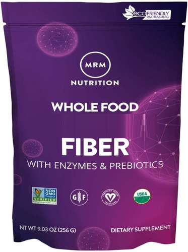 Mrm Nutrition | Whole Food Fiber | 9.03oz (256g) | 32 Serv