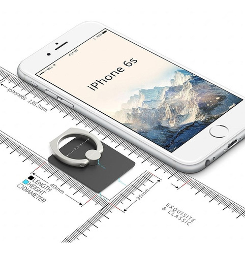 Imagen 5 de 9 de Anillo Soporte De Celular Y Anti Robo