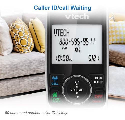 Teléfono Inalámbrico Vtech Vs112-2 Dect 6.0 Bluetooth 2...