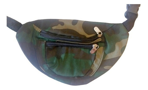 Riñonera Cordura Camuflada Militar - Mv Cueros (493)