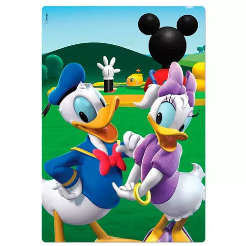 Natal disney quebra-cabeça mickey minnie pato donald personagens dos  desenhos animados diy quebra-cabeças adultos