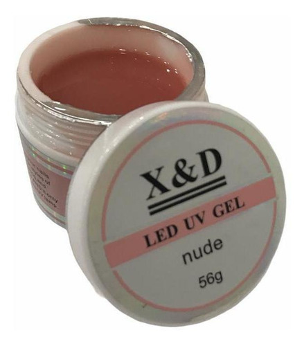 Gel X & D Para Unhas Led Uv X&d Nude 56gr X & D