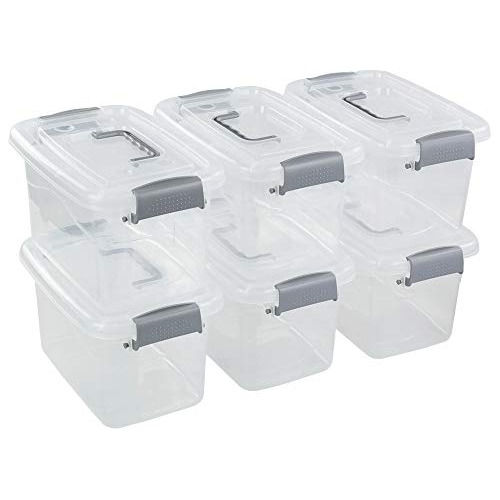 Caja Con Cierre De Plástico Transparente Readsky, 5 L, Con T