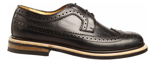 Zapato Bostoniano Hombre Goodyear Welt Negro Monaco Original