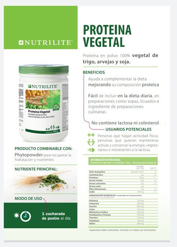 Proteina Vegetal Nutrilite
