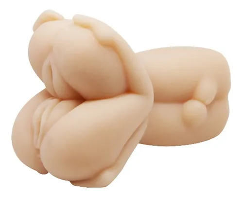 Masturbador Masculino Doble Dos Vaginas Muy Realista Trio