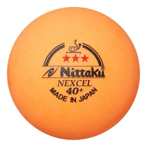 Pelota Ping Pong Nittaku 3 Estrellas Set 3 Unidades Mmsports Color Blanco