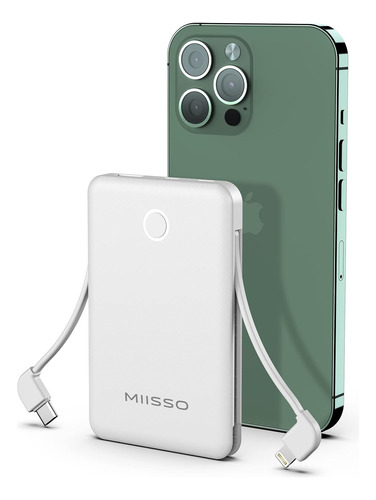 Cargador Portatil Miisso 6000 Mah/blanco