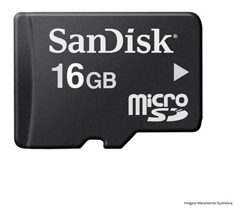 Cartão Micro Sd Sandisk 16gb Com Adaptador Original