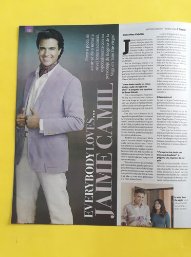Madonna Revista Flash 2016 Timbiriche Fandango Jaime Camil (Usado)