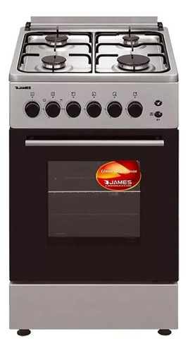 Cocina Gas James Grill Encendido C212 Timer Recordatorio Color Acero inoxidable