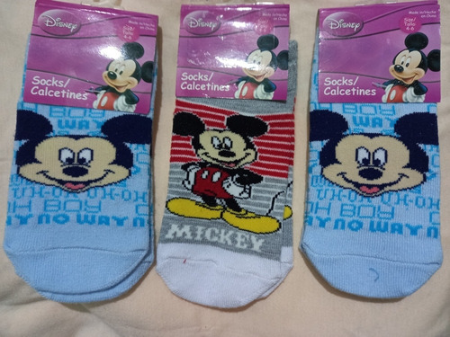 Medias De Kickey Mouse Para Niños