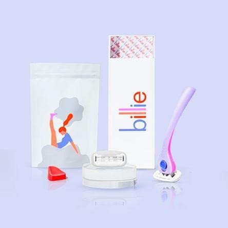 Imagen 1 de 4 de Bless Linen Billie Shaving Razor Start Set - Con 2x 5-blade