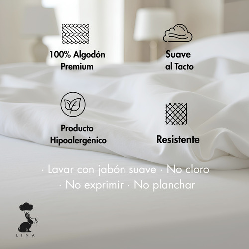 Juego De Sábanas King Size 100% Algodón Premium Suave Café Liso