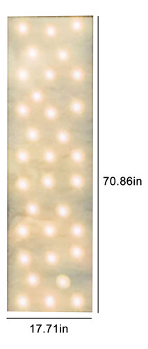 Manta De Nieve Con Iluminación Artificial Decorativa De 70,8